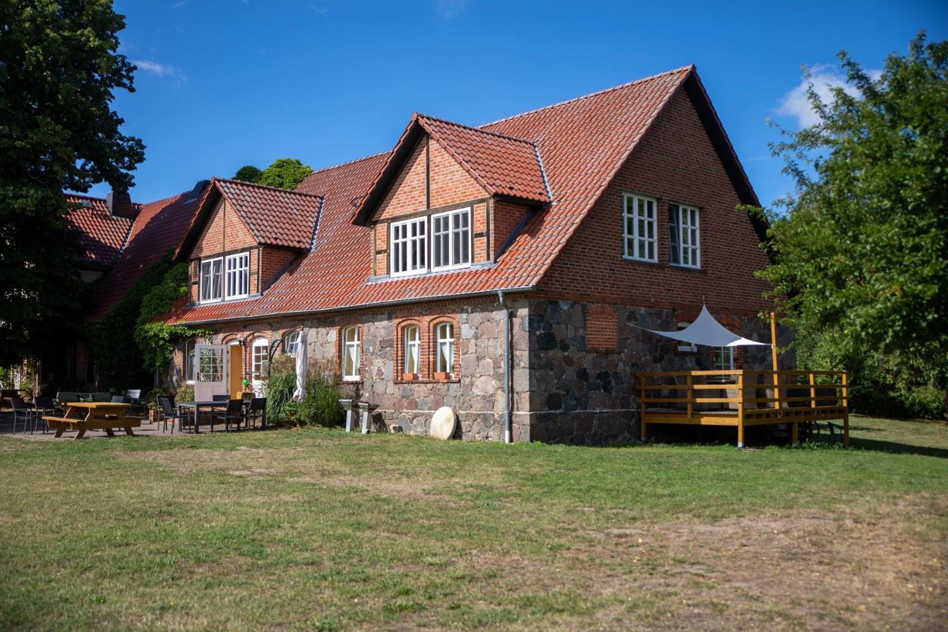Landurlaub Auf Dem Mellenhof Apartment Funkenhagen Exterior foto
